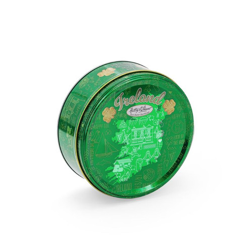 AIS-168930 Traditional Irish Shortbread Tin Ireland Map ShamrockGift.com