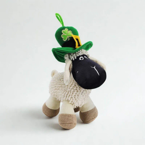 AIS-170520 Shenanigan Embroidered Irish Sheep Plush Toy Black Face SmallShamrockGift.com