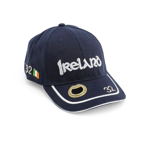 AIS-170674 Embroidered Ireland Flag Baseball Hat with Bottle Opener ShamrockGift.com