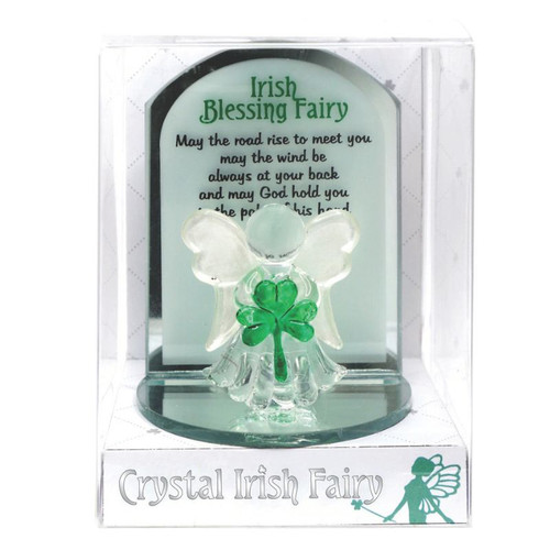 AIS-130067 Irish Fairy Ornament with Heartfelt Message ShamrockGift.com