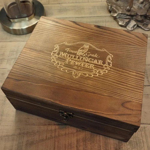 P377Triskel-Celtic Whisky Set with Pewter Triskelion Box ShamrockGift.jpg