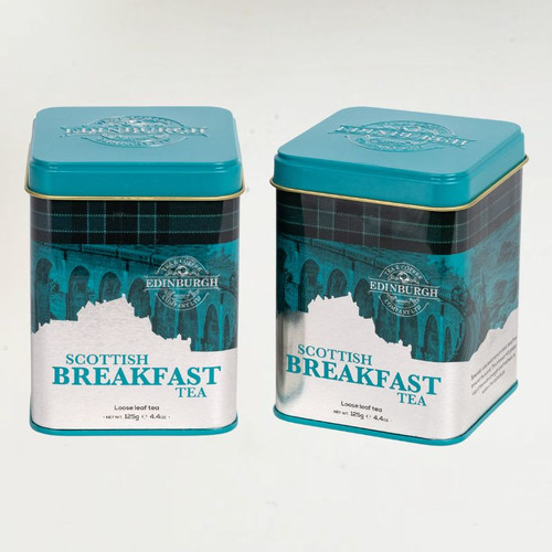 HI-Set-286-Scottish Breakfast Loose Leaf Tea in Tartan Tin Set of 2 ShamrockGift.com