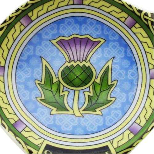 Royal Tara CL-88-68 Scottish Thistle Teabag Holder Celtic Window Shamrockgift.com