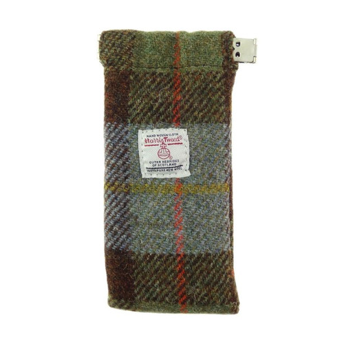 GA-LB2109-COL015-Macleod Handcrafted Harris Tweed Glasses Pouch ShamrockGift.com