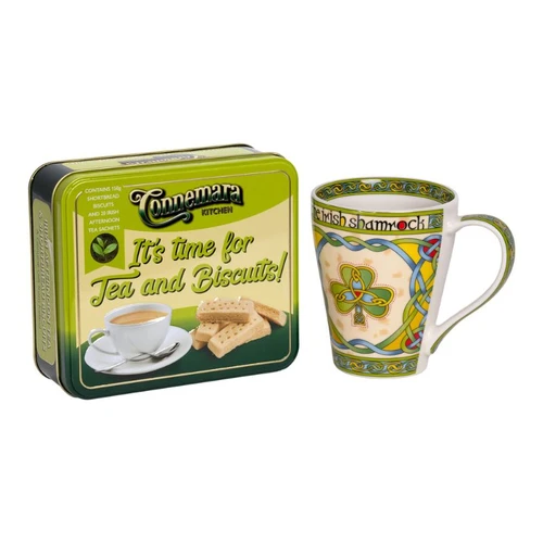 HI-Set-741 Vintage Irish Afternoon Tea, Mug and Sweets Set STUDIO ShamrockGift.com