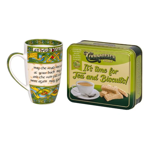HI-Set-746 Irish Blessing Tea Set – Mug, Tea & Shortbread Biscuits ShamrockGift.com