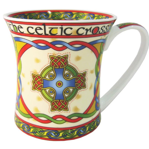 Royal Tara Celtic Cross Mug Main View ShamrockGift.com