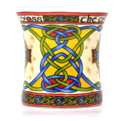 Royal Tara Celtic Cross Mug Front View ShamrockGift.com