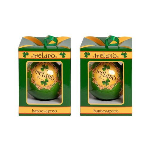 G086G-1 Ireland Celtic Bauble in Gift Box set of 2 ShamrockGift.jpg