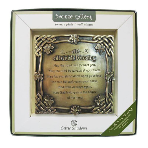 Royal Tara Old Irish Blessing Plaque In a Box CS-0084-10 ShamrockGift.com