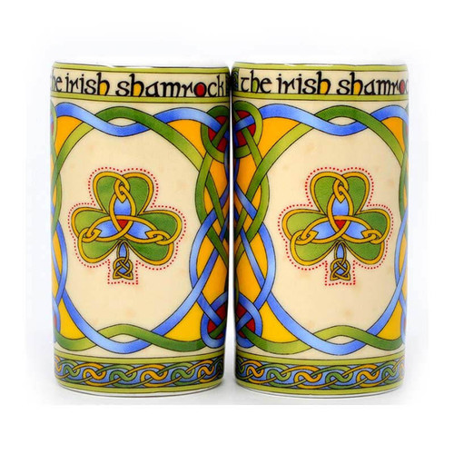 Royal Tara Irish Gift Shamrock Salt & Pepper CL-73-9 ShamrockGift.com