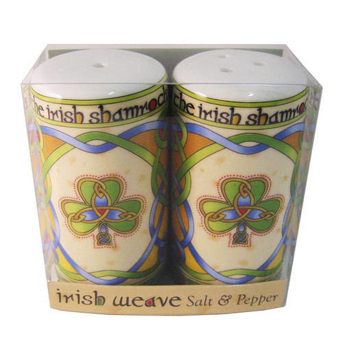 Royal Tara Irish Shamrock Salt & Pepper CL-73-9 Shop on ShamrockGift.com