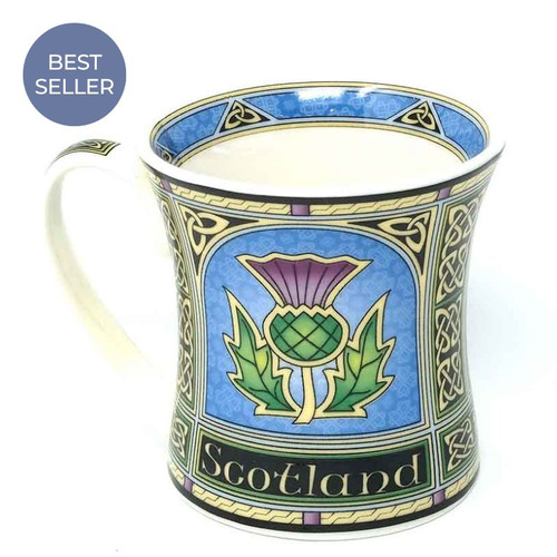 Royal Tara Scottish Thistle Window Mug main CL-88-1 Shamrockgift.com