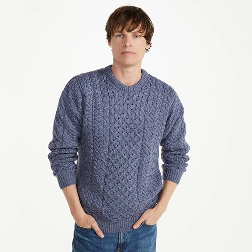 A8023-Irish Men's Crew Neck Sweater ShamrockGift.com