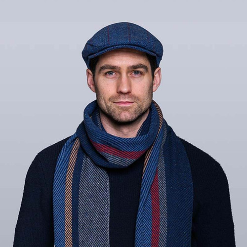 Mucros Weavers Trinity Tweed Flat Cap MUCTRIN110 Shamrockgift.com