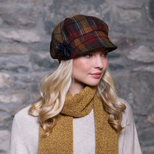 Mucros Weavers Newsboy  Fall Leaves Shamrockgift.com