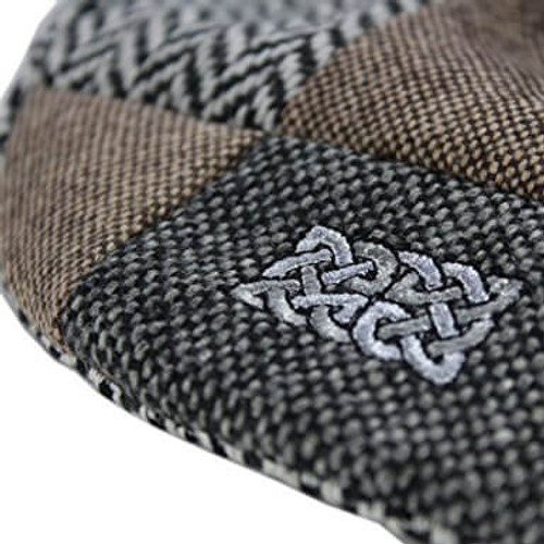 Patrick Francis Patchwork Tweed Flat Cap PF9014 ShamrockGift.com