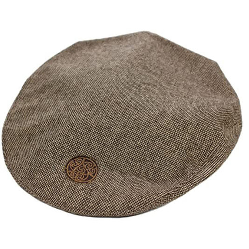 Patrick Francis Men's Irish Brown Tweed Flat Cap PF9013 ShamrockGift.com