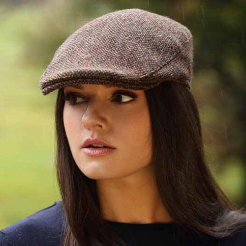 Hanna Hats Donegal Tweed Vintage pet voor heren, XL