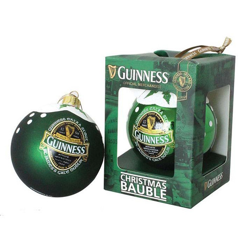 Guinness Official Merchandise Limited Edition Christmas Bauble GNS5358 ShamrockGift.com