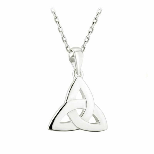 Solvar Small Trinity Knot Necklace S4089 ShamrockGift.com