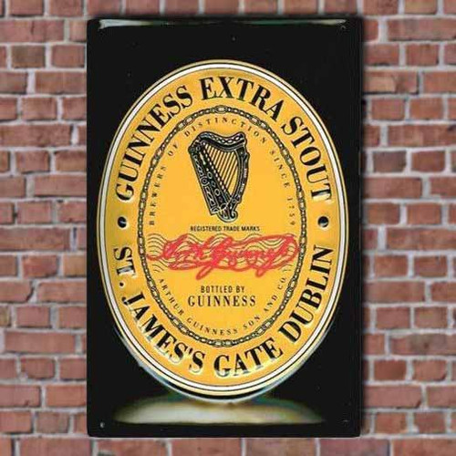 Guinness Official Label Sign GNS5245 ShamrockGift.com