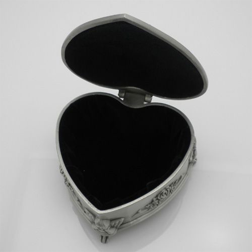 Jewellery Box Open  ShamrockGift.com Pewter Mulligar 2099Clad
