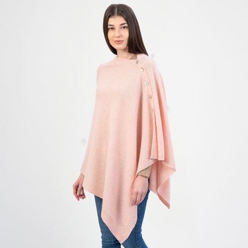 LLS100-908 Pink Colour Ladies Lambswool Celtic Shawl Shamrockgift.com