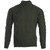 Aran Woollen Mills Men's Sweater with Button Collar Army Green B559 ShamrockGift.com