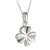 Solvar Silver Shamrock Pendant S44015 StudioShamrockgift.com