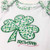 Traditional Craft Limited White Shamrock Applique Baby Vest T7496 ShamrockGift.com