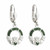 Solvar Sterling Silver Connemara Marble Claddagh Earrings S33590 ShamrockGift.com