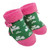 Traditional Craft Limited Green/Pink Shamrock Baby Booties T7472-OS ShamrockGift.com