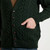  A758 Men's Irish V-Neck Knit Cardigan Pocket ShamrockGift.com