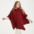Aran Woollen Mills SuperSoft Merino Wool Poncho with Cowl Neck B694959 Front Shamrockgift.com Aran Woollen Mills SuperSoft Merino Wool Poncho with Cowl Neck B694959 Front Shamrockgift.com