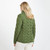SuperSoft-Wool-Chunky-Sweater-B692-Green-Back-View-ShamrockGift.com