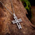 Sterling Silver Cross Pendant with Celtic Design S4045 ShamrockGift.com