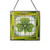 CL-0083-402 Lucky Shamrock Stained Glass Panel ShamrockGift.com