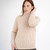 Ladies Turtleneck Wool Aran Sweater ML150 109 Parsnip Front View  ShamrockGift.com
