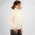 Ladies Turtleneck Wool Aran Sweater ML150 Natural Side ShamrockGift.com