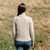 Ladies Turtleneck Wool Aran Sweater ML150 Parsnip Back ShamrockGift.com