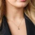 14K Gold & Diamond Shamrock Pendant S4512 lifestyle ShamrockGift.com