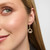 Solvar 14K Large Plain Claddagh Drop Earrings S3362 Lifestyle ShamrockGift.com