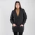 ML156 CHARCOAL Color V Neck Cable Knit Boyfriend Cardigan ShamrockGift.Com