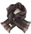 Mucros Weavers Irish Wool Men's Black Rainbow Scarf MWI24 ShamrockGift.com