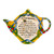 CL-73-19 Irish Blessing Tea bag holder - Irish Weave ShamrockGift.com