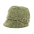  Women's Tweed Flapper Hat Fall Plaid Green StudioShamrockGift