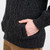 MM903 Men's Irish Half Zip Cardigan Front Charcoal ShamrockGift.com MM903 Men's Irish Half Zip Cardigan Front Charcoal ShamrockGift.com