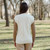 ML153-100 Natural White Cable Knit Aran Sweater Vest Back ShamrockGift.com