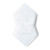 LBL-0071W Irish Linen Shamrock Sprig Handkerchief White ShamrockGift.com